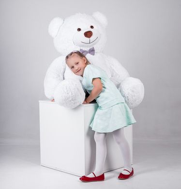 Великий Плюшевий ведмідь Yarokuz Джеральд 165 см Білий (YK0054) фото