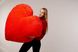 Мягкая игрушка Yarokuz подушка "Сердце" 150 см Красная (YK0109) фото 1