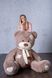 Ведмедик з латками Плюшевий Yarokuz Дональд 2 метра Капучіно (YK0135) фото 5
