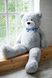 Величезний М'який ведмедик Yarokuz Вільям 250 см Сірий (YK0110) фото 5