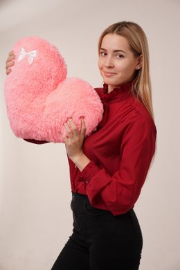 М'яка іграшка Yarokuz подушка "Серце" 50 см Рожева (YK0081) фото