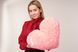 Мягкая игрушка Yarokuz подушка "Сердце" 50 см Розовая (YK0081) фото 2