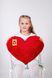 Мягкая игрушка Yarokuz подушка "Сердце" 50 см Красная (YK0080) фото 4