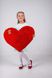 Мягкая игрушка Yarokuz подушка "Сердце" 75 см Красная (YK0082) фото 4