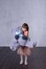 Мішка з латками Плюшевий із сердечком Yarokuz Уолтер 80 см Сірий (YK0123) фото 2