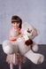 Ведмедик з латками Плюшевий Yarokuz Уолтер 80 см Марципан (YK0126) фото 4