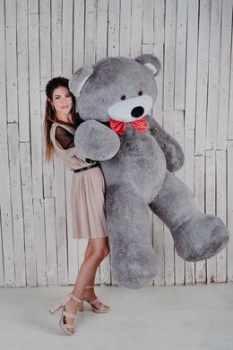 Великий Плюшевий Ведмідь з серцем Yarokuz Річард 2 метра Сірий (YK0098) фото