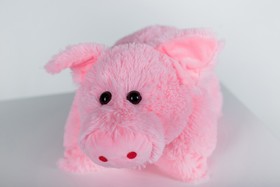 М'яка іграшка Yarokuz подушка "Свинка" 50 см Рожева (YK0145) фото
